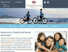 Tablet Screenshot of chaddsforddental.com